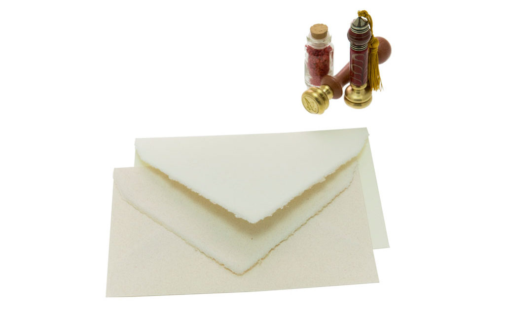 Buste 12x18cm classiche per partecipazioni - carta di Amalfi