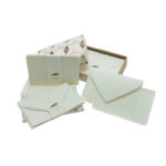 Single cards 11,5x17,5cm and envelopes - Amalfi paper