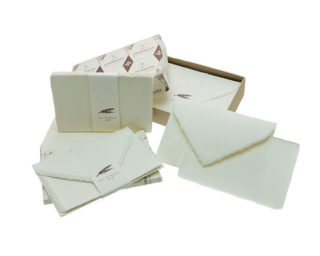 Single cards 11,5x17,5cm and envelopes - Amalfi paper