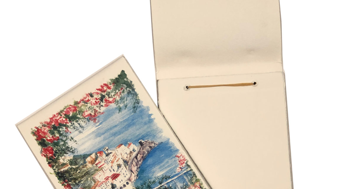 Notebook o sketchbook AMALFI - Completamente in carta di Amalfi