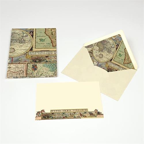 Maps cards and envelopes