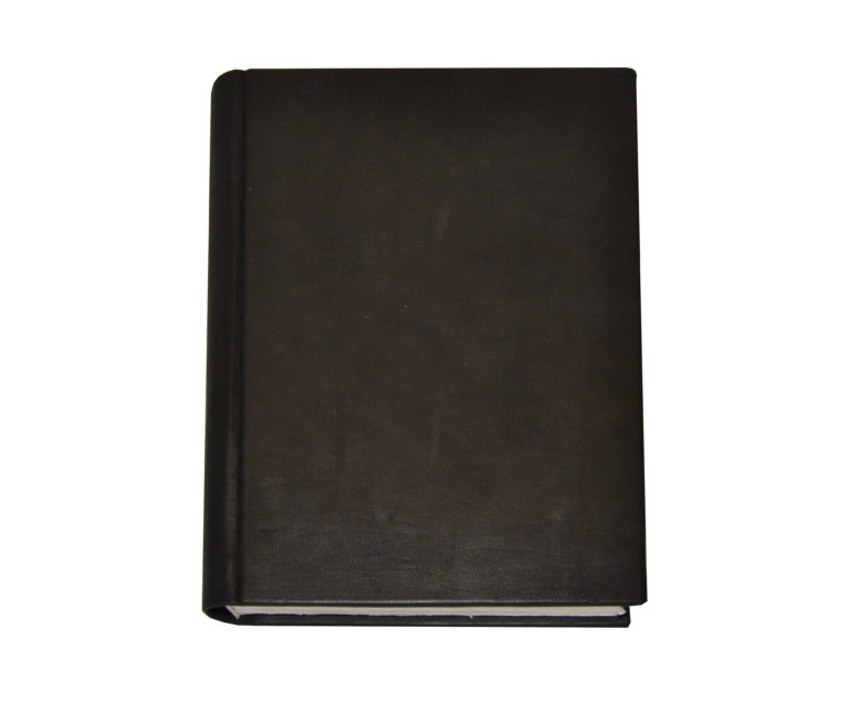 Libro in vera pelle con carta di Amalfi