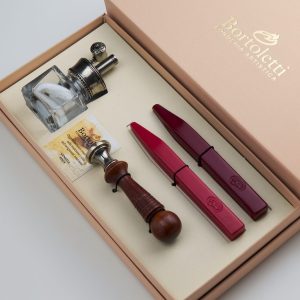 Set-Rezzonico-Seal-in -wood-Sealing Wax-and-Spiritiera-TASET35