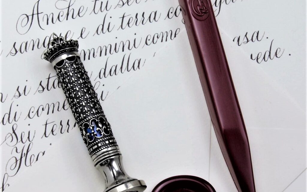 Sigillo Corona e ceralacca - Crown seal and sealing wax