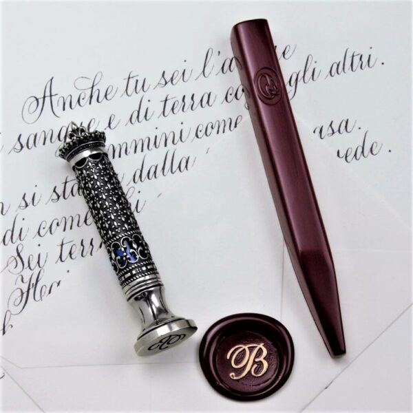 Sigillo Corona e ceralacca - Crown seal and sealing wax
