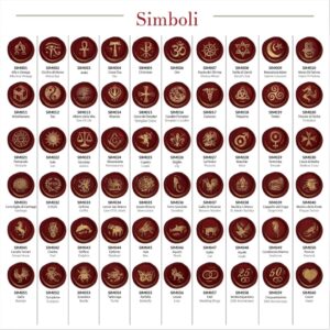 Esempi simboli su ceralacca - Examples symbols on sealing wax - TASIM