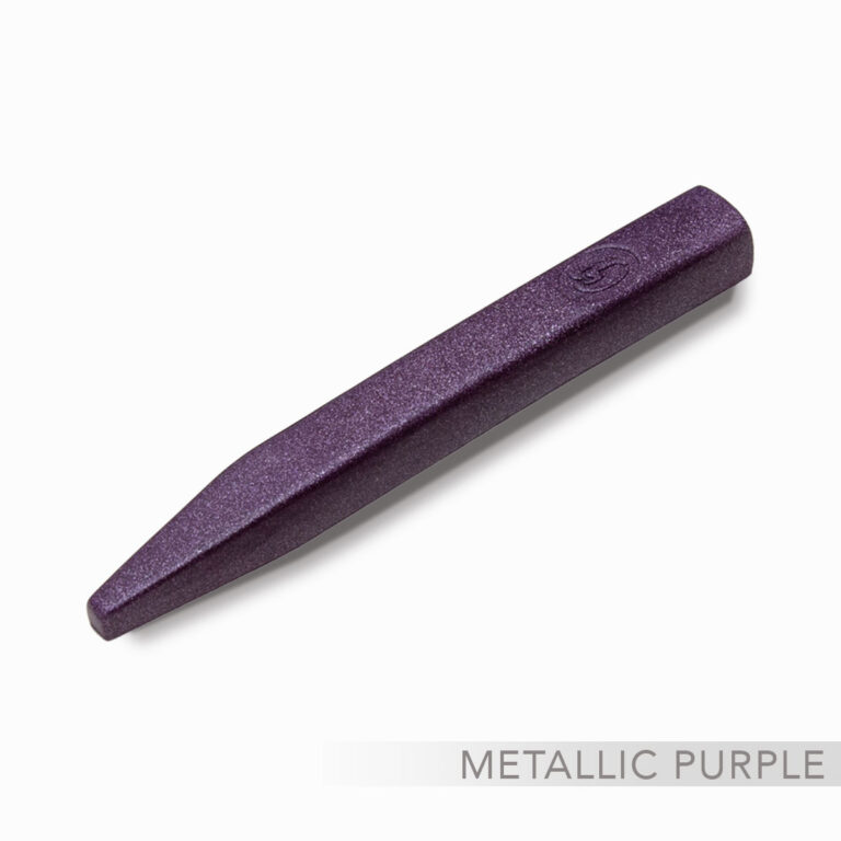 Metallic purple sealing wax Italian scented metallic purple sealing wax made with 100% natural resins