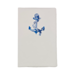 Title: Hand-Painted Amalfi Paper Greeting Card with Anchor: A Symbol of Continuity and Lasting Affection  Description: Convey a message of affection