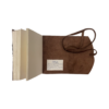 TABULA signature on the real brown leather journal with Amalfi paper