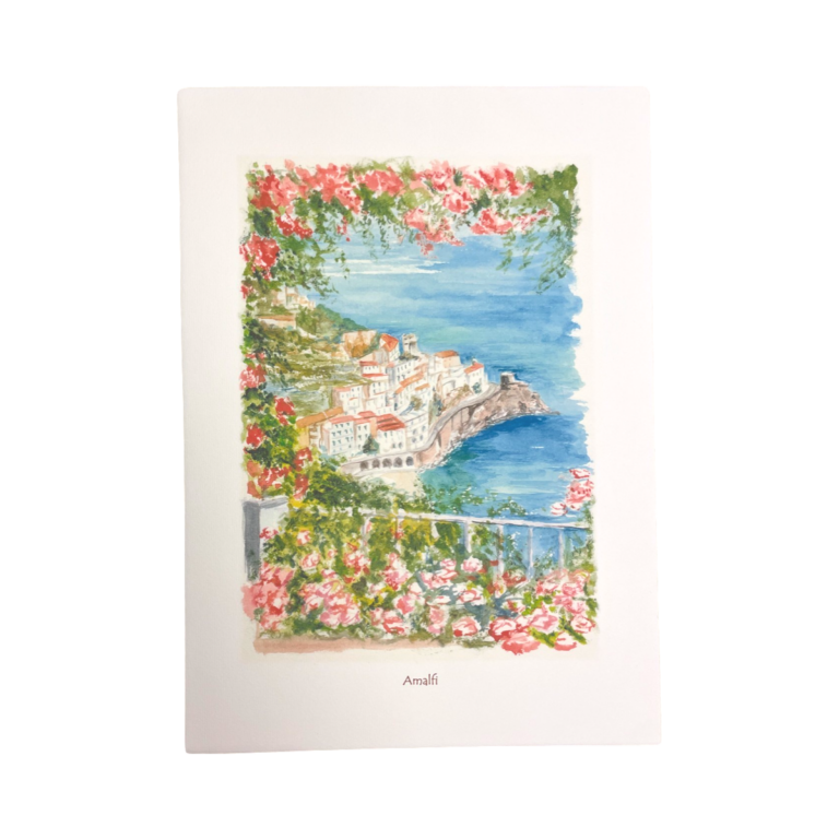 Enchanted Amalfi Panorama Amalfi Paper Reproduction: Pannullo's Enchanted Amalfi Panorama  Amalfi Magic Captured on Paper  Immerse yourself in the timeless charm of the Amalfi Coast with the Amalfi Paper Reproduction, an extraordinary creation by the artist Pannullo. This artistic masterpiece captures the timeless beauty of Amalfi in all its splendor. Created with the utmost care and precision, this Amalfi Paper Reproduction evokes the essence of this Italian coastal destination.