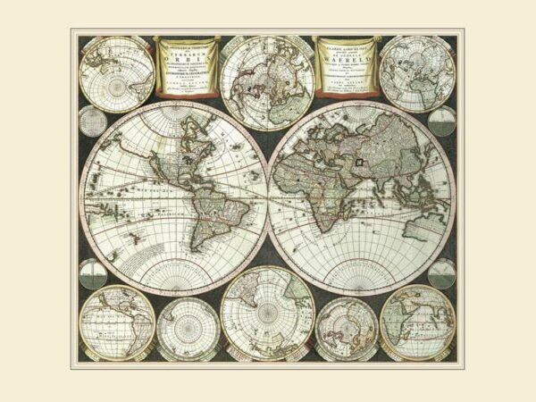 Planisphaerum Terreste (Amsterdam 1696)