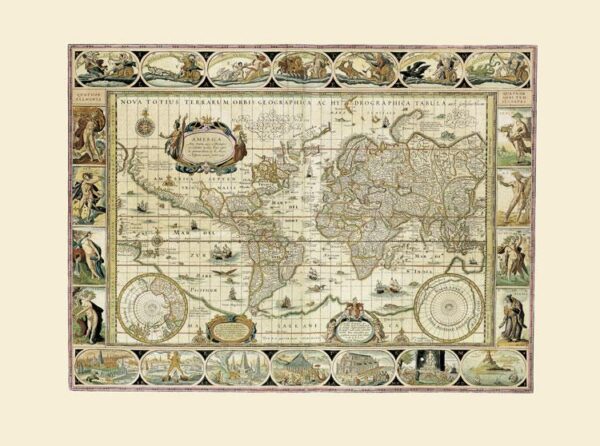 Nova totius terrarum orbis geographica ac hydrographica tabula