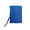 Quaderno in vera pelle blu con carta di Amalfi - Blue real leather journal with Amalfi Paper