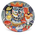 Regina della Costiera Amalfitana – Piatto decorativo (pezzo unico)