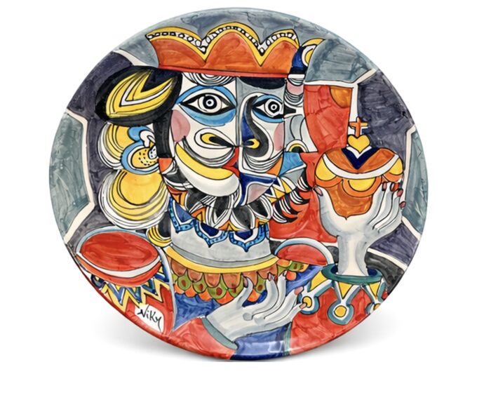 Regina della Costiera Amalfitana – Piatto decorativo (pezzo unico) Regina della Costiera Amalfitana – Piatto decorativo (pezzo unico)