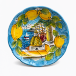 Piatto Panorama Positano azzurro