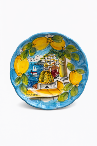 Piatto Panorama Positano azzurro